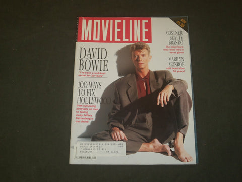 1992 APRIL MOVIELINE MAGAZINE - DAVID BOWIE COVER - B 1176