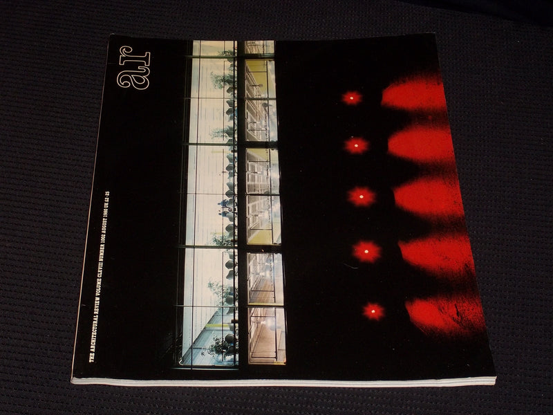 1980 AUGUST ARCHITECTURAL REVIEW MAGAZINE - AMERINDIAN BUILDING COVER - E 2989
