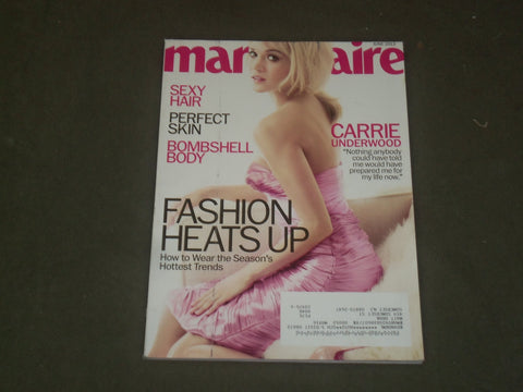 2013 JUNE MARIE CLAIRE MAGAZINE - CARRIER UNDERWOOD COVER - B 3354