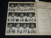 1944 OCTOBER 28 NAVY VS. PENNSYLVANIA FOOTBALL PROGRAM - NICE PHOTOS - J 5762