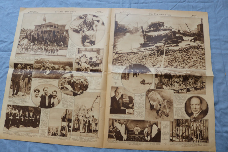 1930 JULY 13 NY TIMES ROTOGRAVURE PICTURE SECTION - MOUNT RUSHMORE - NP 9220