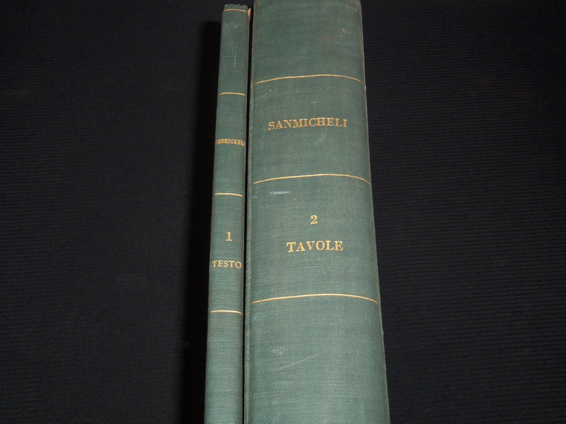 1862 LE FABBRICHE DI MICHELE SANMICHELI VOLUME LOT OF 2 - 150 PLATES - Z 283