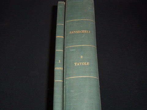 1862 LE FABBRICHE DI MICHELE SANMICHELI VOLUME LOT OF 2 - 150 PLATES - Z 283