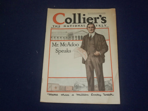 1918 MARCH 9 COLLIER'S MAGAZINE - MR. MCADOO SPEAKS - ST 6728