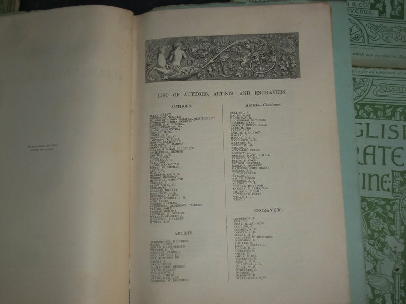 1887 THE ENGLISH ILLUSTRATED MAGAZINE - LOT OF 11 DIFFERENT - WR 1158J