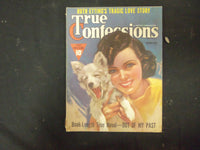 1939 FEBRUARY TRUE CONFESSIONS MAGAZINE - NICE COVER, STORIES & ADS - ST 4130
