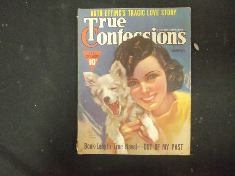 1939 FEBRUARY TRUE CONFESSIONS MAGAZINE - NICE COVER, STORIES & ADS - ST 4130