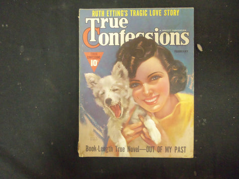 1939 FEBRUARY TRUE CONFESSIONS MAGAZINE - NICE COVER, STORIES & ADS - ST 4130