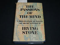 1971 THE PASSIONS OF THE MIND BOOK INSCRIBED BY IRVING STONE - BOOK CLUB - D 511