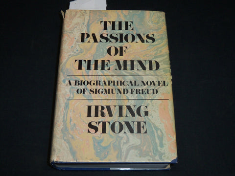 1971 THE PASSIONS OF THE MIND BOOK INSCRIBED BY IRVING STONE - BOOK CLUB - D 511