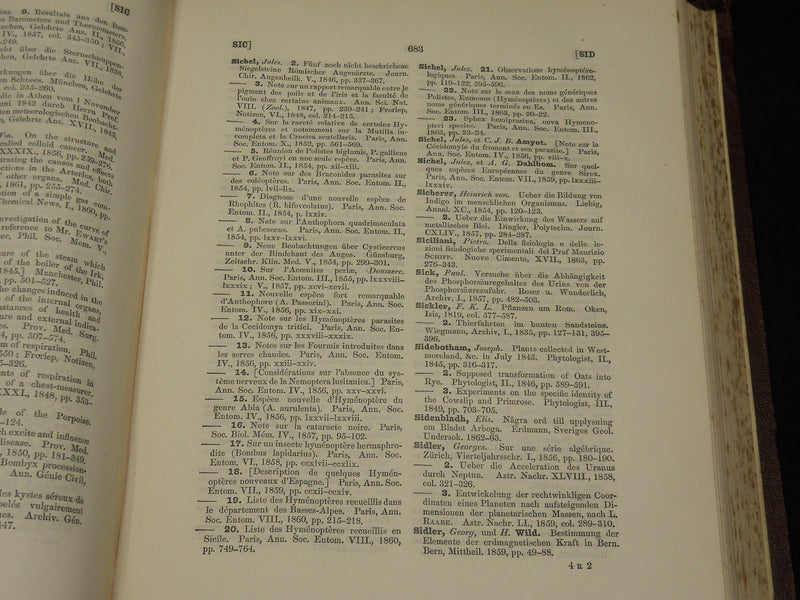 1867-1871 ROYAL SOCIETY LONDON CATALOGUE OF SCIENTIFIC PAPERS LOT OF 5 - KD 909M