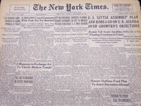 1947 SEPT 22 NEW YORK TIMES - LA GUARDIA'S FUNERAL BIER VIEWED BY 45,000- NT 176