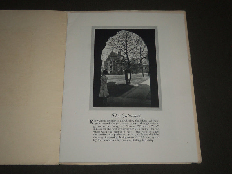 1920'S THE COLLEGE FOR WOMEN OF THE WESTERN RESERVE UNIVERSITY - OHIO - J 2339