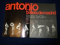 1968 ANTONIO AND THE BALLETS DE MADRID PROGRAM - ROSITA SEGOVIA - J 5102