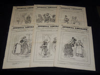 1881-1884 JOURNAL AMUSANT ILLUSTRE FRENCH MAGAZINE LOT OF 30 - FASHION - O 3197K