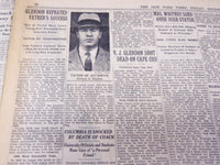 1933 DECEMBER 15 NEW YORK TIMES - R. J. GLENDON SHOT DEAD - NT 4174
