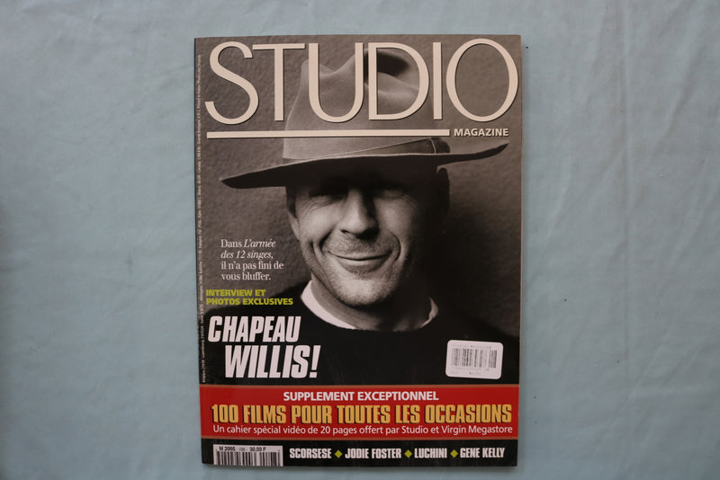 1996 MARCH STUDIO MAGAZINE - BRUCE WILLIS COVER - FRENCH - E 19522