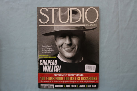 1996 MARCH STUDIO MAGAZINE - BRUCE WILLIS COVER - FRENCH - E 19522