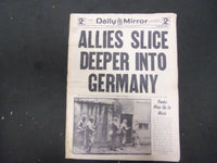 1944 NOVEMBER 22 NEW YORK DAILY MIRROR-ALLIES SLICE DEEPER INTO GERMANY- NP 2216