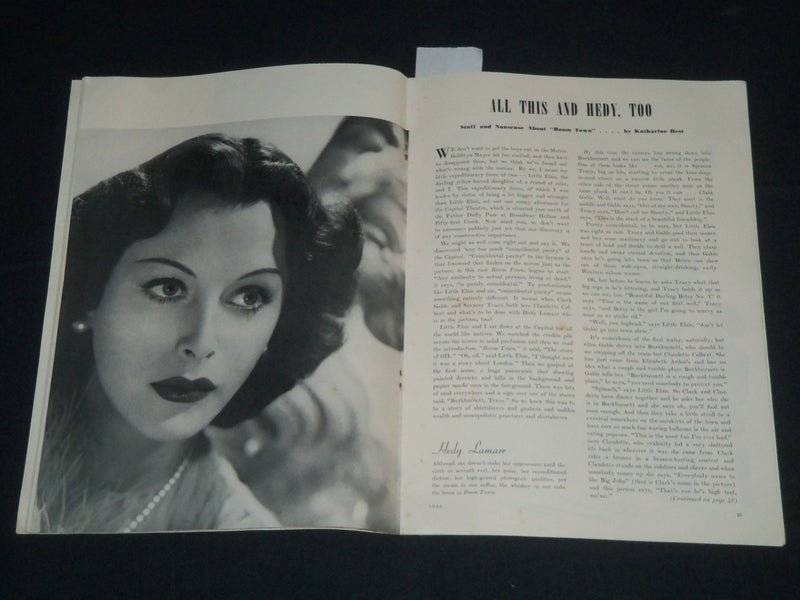 1940 SEPTEMBER THE ST. PEGIS MAGAZINE - GREAT COVER & PHOTOS - B 6455