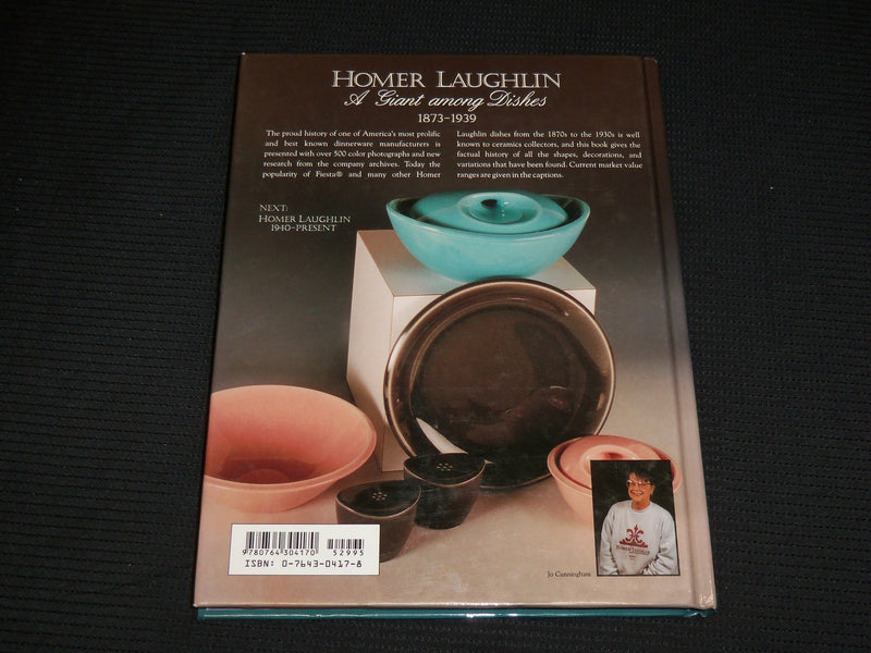 1998 HOMER LAUGHLIN A GIANT AMONG DISHES HARDCOVER BOOK - R 718X