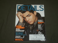 2009 NOVEMBER DETAILS MAGAZINE - ADAM LAMBERT COVER - B 1624