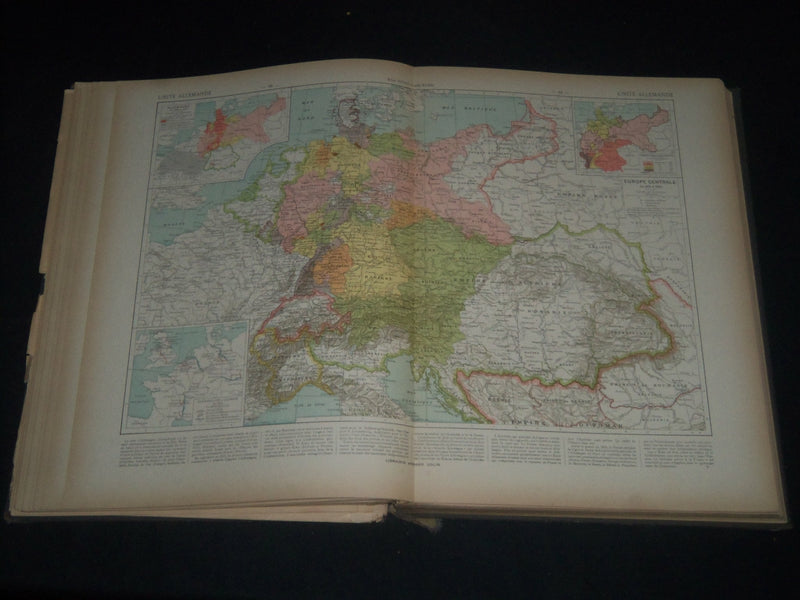1933 HISTOIRE ET GEOGRAPHIE ATLAS GENERAL VIDAL LABLACHE PARIS FRANCE - KD 3027