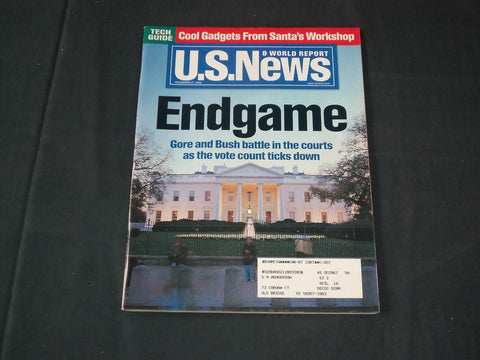 2000 NOVEMBER 27 U.S. NEWS & WORLD REPORT MAGAZINE - ENDGAME- GORE-BUSH- B 5432