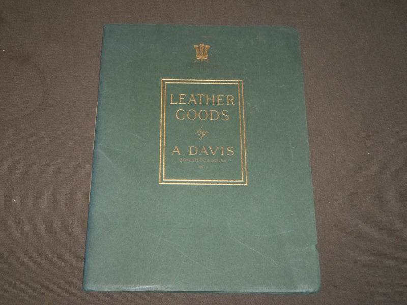 1930'S-1940'S A. DAVIS LEATHER GOODS CATALOG - PICCADAILLY - LONDON - J 3819