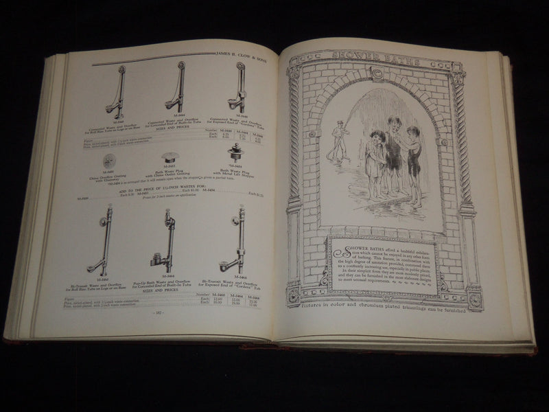1929 CLOW PLUMBING FIXTURES CATALOG NO. 50 - GENERAL EDITION - KD 3911A