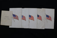 1916-1926 FLAG DAY SERVICES PROGRAMS - B.P.O. OF ELKS - LOT OF 6 - K 3053