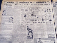 1941 AUGUST 15 NEWS NEWSPAPER - TWELVE AMERICAN PILOTS KILLED - NT 7410