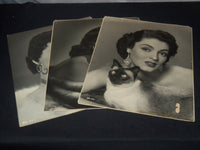 MOVIE ACTRESSES PHOTO LOT OF 3 - 15 1/2 