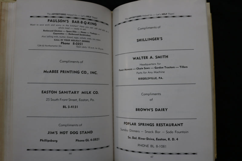 1959 WOLF JUNIOR HIGH SCHOOL YEARBOOK - EASTON, PENNSYLVANIA - YB 3495