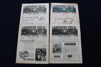 1932 THE AMERICAN FIELD SPORTSMAN'S NEWSPAPER OF AMERICA - LOT OF 28 - NP 8861