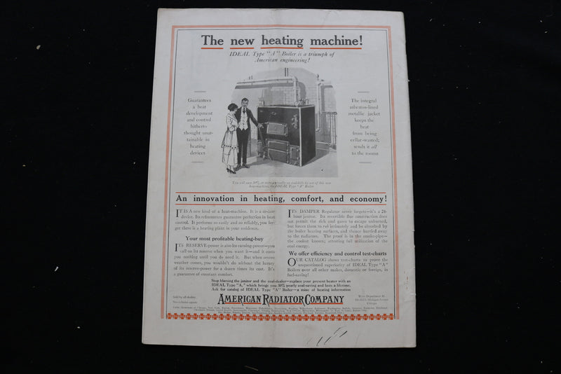 1919 SEPTEMBER 20 COLLIER'S MAGAZINE - A TEACHER READING BOOK COVER - E 10961