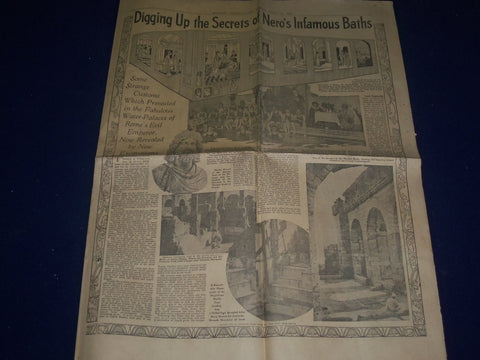 1925 APRIL 26 HOUSTON POST-DISPATCH SECTION - NERO'S INFAMOUS BATHS - NP 972Q