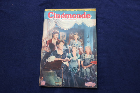 1950 NOV 13 CINEMONDE MAGAZINE - EDWIGE FEUILLERE-VIOLETTE VERDY COVER - E 23979
