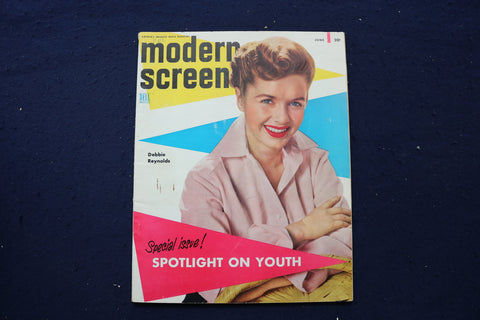 1953 JUNE MODERN SCREEN MAGAZINE - DEBBIE REYNOLDS COVER - E 17330