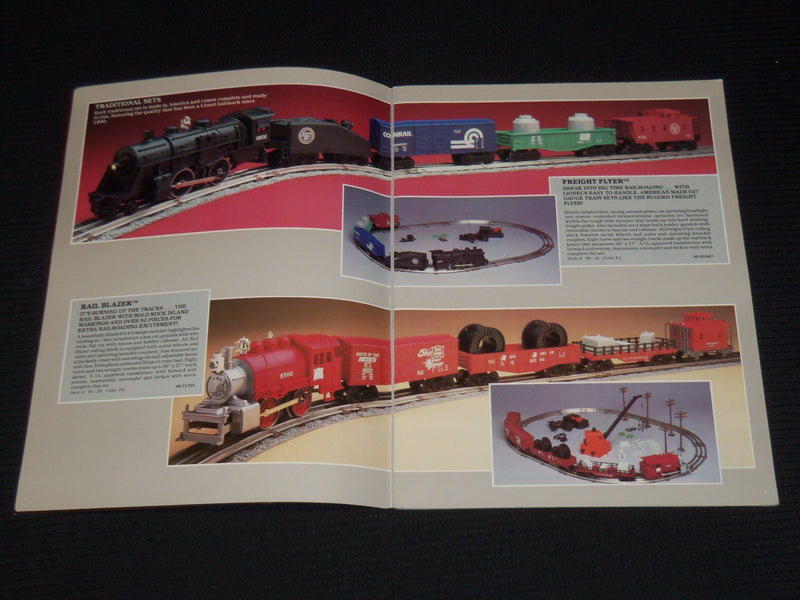 1975-1989 LIONEL TRAINS CATALOGS LOT OF 6 - NICE PHOTOS - O 1130