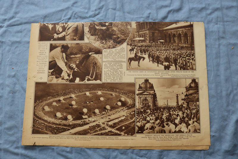1930 JULY 13 NY TIMES ROTOGRAVURE PICTURE SECTION - MOUNT RUSHMORE - NP 9220