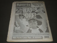 1998 SEPT 13 NEW YORK DAILY NEWS BILL FIGHTS BACK - BLASTS STARR REPORT- NP 2604