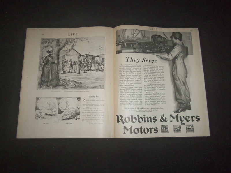 1919 FEBRUARY 27 LIFE MAGAZINE - HEROES' NUMBER - 