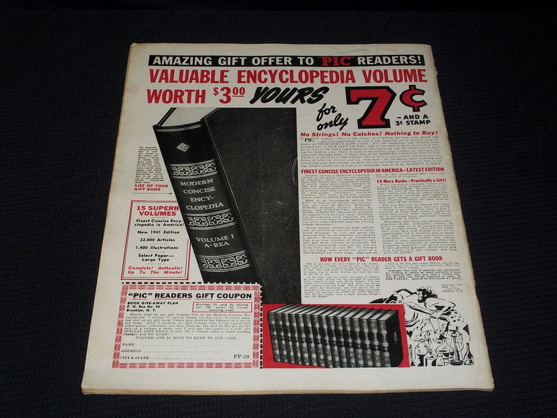 1941 DECEMBER 23 PIC MAGAZINE - RENEE HAAL NICE FRONT COVER - E 2571