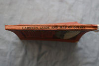 1929 CARREL'S ILLUSTRATED GUIDE & MAP OF QUEBEC - SOFTCOVER BOOK - K 3198