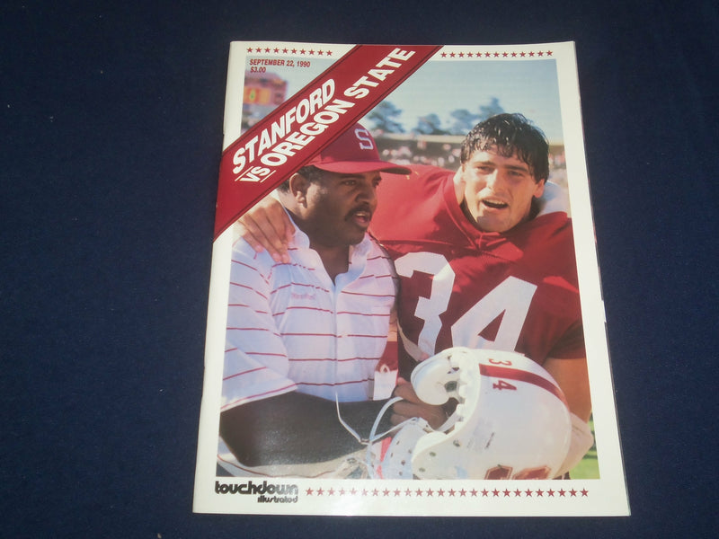 1990 SEP 22 STANFORD UNIVERSITY VS. OREGON STATE FOOTBALL PROGRAM - ST 4974B