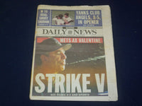 2002 OCT 2 NEW YORK DAILY NEWS NEWSPAPER - NY METS FIRE VALENTINE - NP 4073