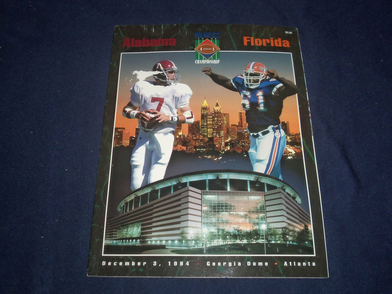 1994 DECEMBER 4 UNIVERSITY OF ALABAMA VS FLORIDA FOOTBALL PROGRAM - ST 4137K