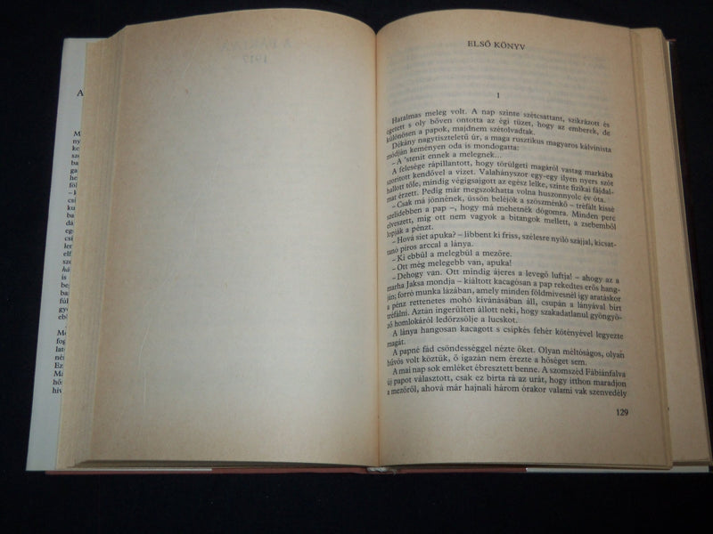 1984 AZ ISTEN HATA MOGOTT A FAKLYA HARDCOVER BOOK BY MORICZ ZSIGMOND - KD 4671C