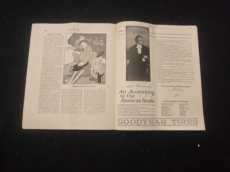1915 OCTOBER 21 LIFE MAGAZINE - INDIAN SUMMER - L 762D